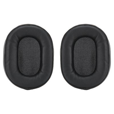 Ersatz-Ohrpolster Kissen für AudioTechnica ATHMSR7 M50X M20 M40 M40X Kopfhörer(Schwarz )
