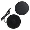 110mm Round Solar Panel 1.2W 5V Portable Solar Charger with Type-C Output for Phone/Light/Fan