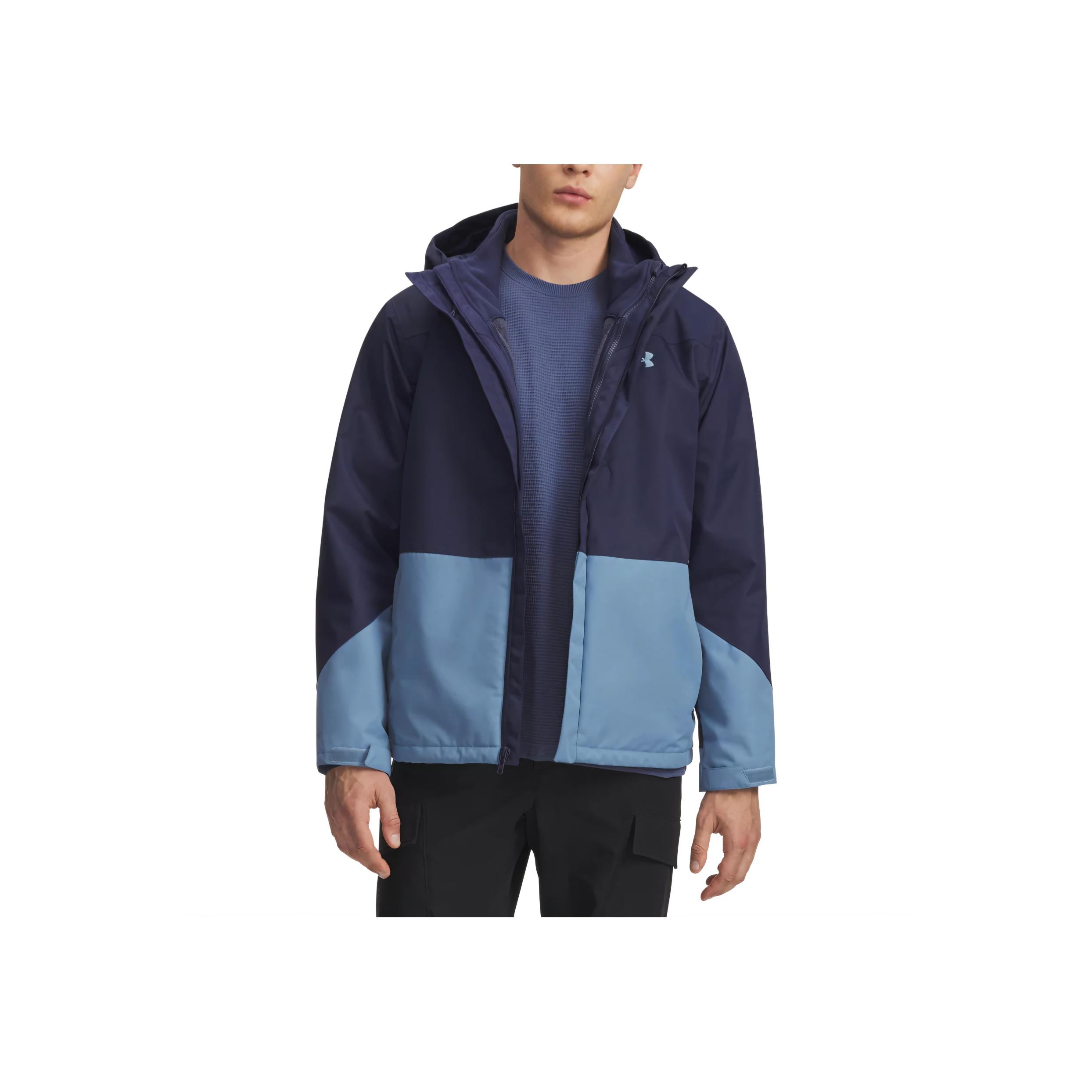 

Under Armour Porter Color Block Simple Comfortable Versatile 3 In 1 Jacket Men Jacket 6001213-403 XL