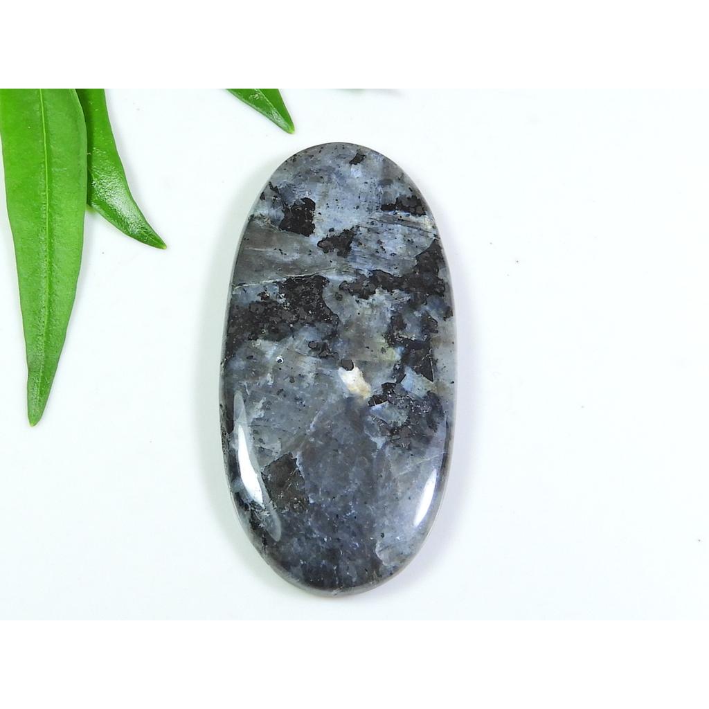 Natural Larvikite Jewelry Making Oval Cabochon Loose Gemstone 23X48X05 MM SK-486