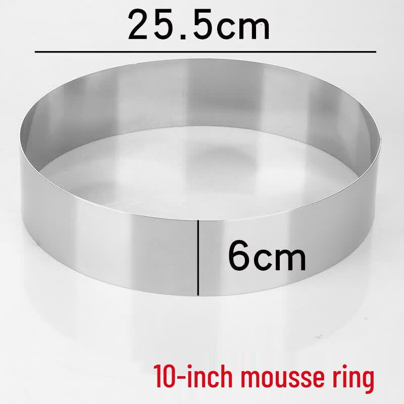 Qiwei Stainless Steel Adjustable Mousse Cake Ring
