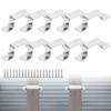 Fence Clips 10 Pieces Fence Support Post Clips With Screws Heavy Duty Hardware Repair Tool For Farmers Builders Concrete Wood