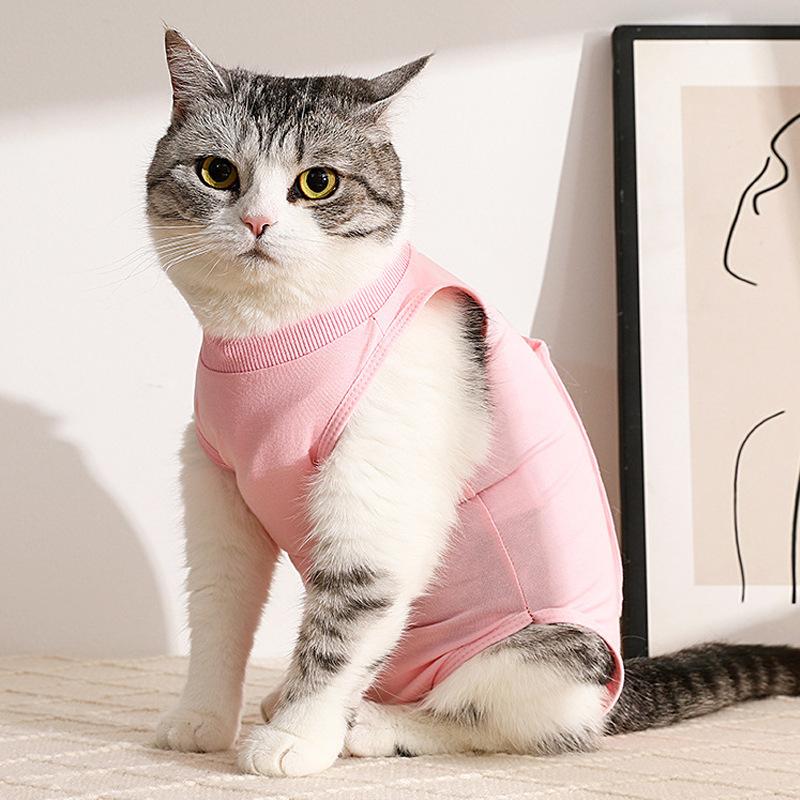 Cat sterilization clothes, mother cat weaning clothes, post-operative anti-licking clothes, spring and summer thin breathable