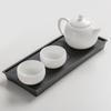 Kung Fu Tea Set Home One Pot Two Cups Tea Plate Small Ceramic Teapot Teacups Hotel Personal Small Sets Traveling