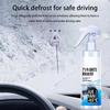 Auto-Enteiser-Spray, Autoglas, Auto-Eisschmelzspray, 260 ml, Eisentfernungsspray, Windschutzscheiben-Enteiser, Auto-Windschutzscheibenglas, Anti-Eis