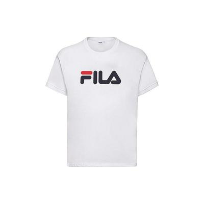 Fila American Vintage Letter Logo Print Sports Crew Neck Short Sleeve T-Shirt Men Tops White FS2RSC2001X-OWH