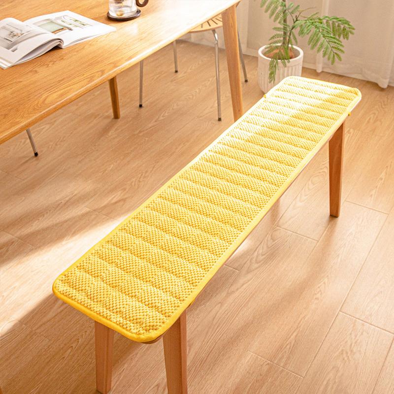 Thicken Long Bench Cushion Chair Mat Soft Seat Pat Non-Slip Wooden Bench Sofa Mat Stool Seat Pat Garden Patio Lounger Cushion