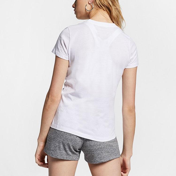 Nike Sportswear Short Sleeve T-Shirt Women Tops White CI1130-100