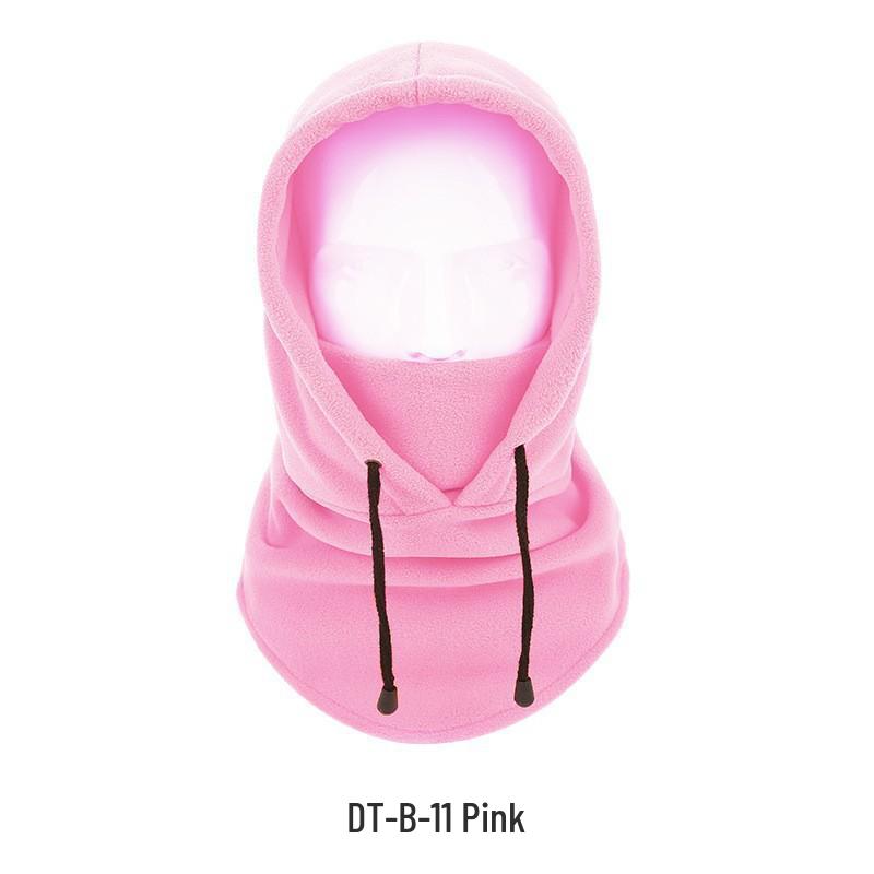 Winter Cycling Hat & Neck Gaiter - Windproof, Cold Protection, Thick Fleece Headwear for Outdoor Sports