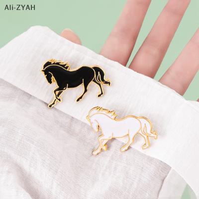 Mode Pferdebroschen für Damen Unisex Emaille Tier Jahr des Pferdes Brosche Anstecknadeln Partygeschenke Schmuck Dekoration Accessoires
