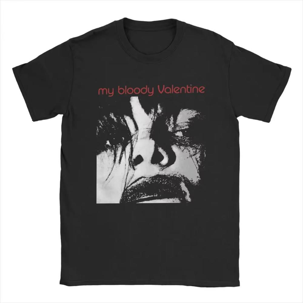 Funny My Bloody Valentine Printed T-Shirts for Men Women Crewneck Cotton Fashion T Shirt Short Sleeve Tee Shirt Classic Tops