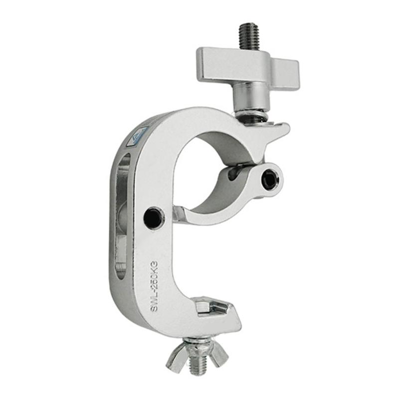 

Antislip Alloys Tube Clamps Quickly Release Pipe Fastener Instants Installation Alloys Pipe Clamps for temporary stage срібний