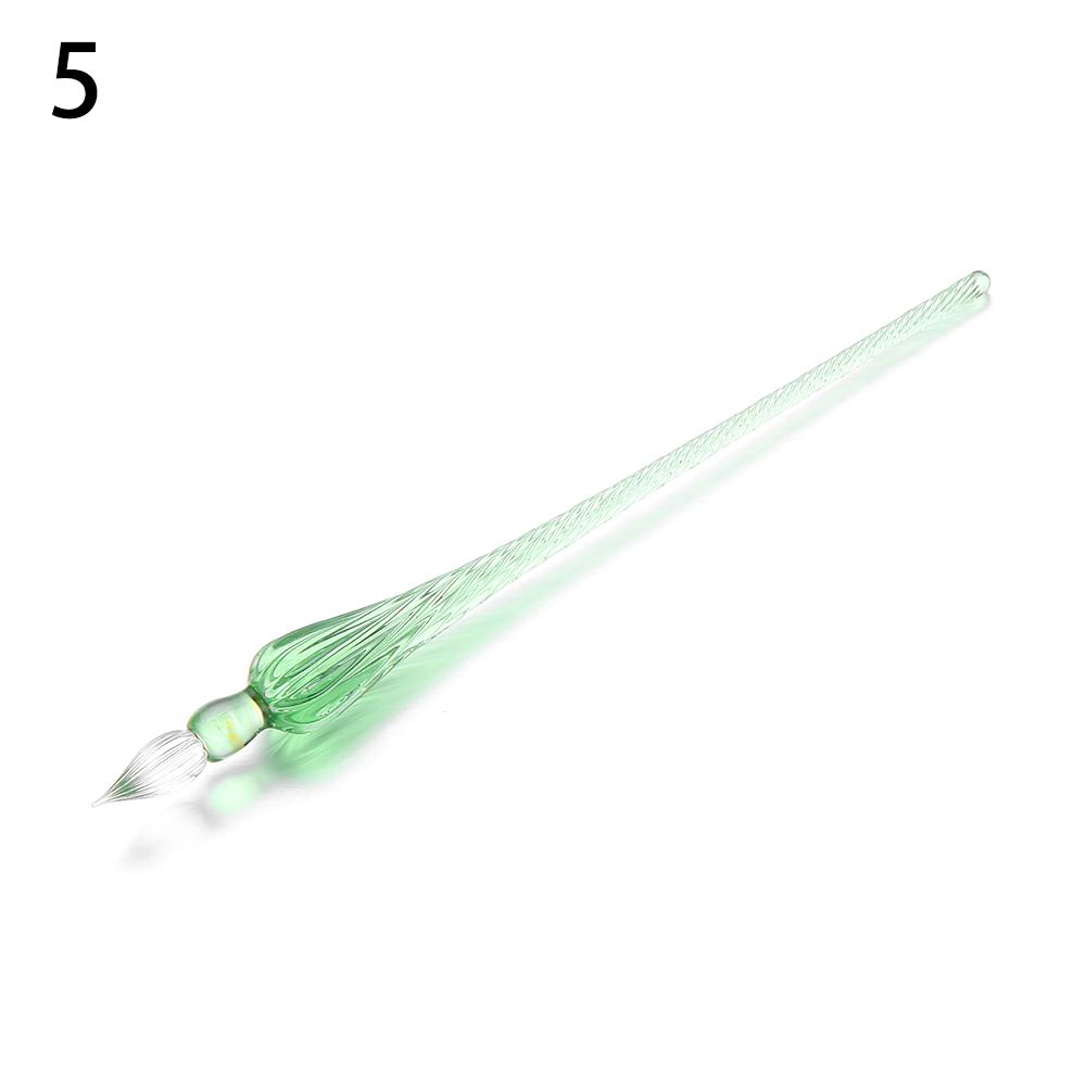 1PC Vintage Glass Dip Dipping Pen Art Painting Supplies Filling Ink Signature Calligraphy Fountain Pen