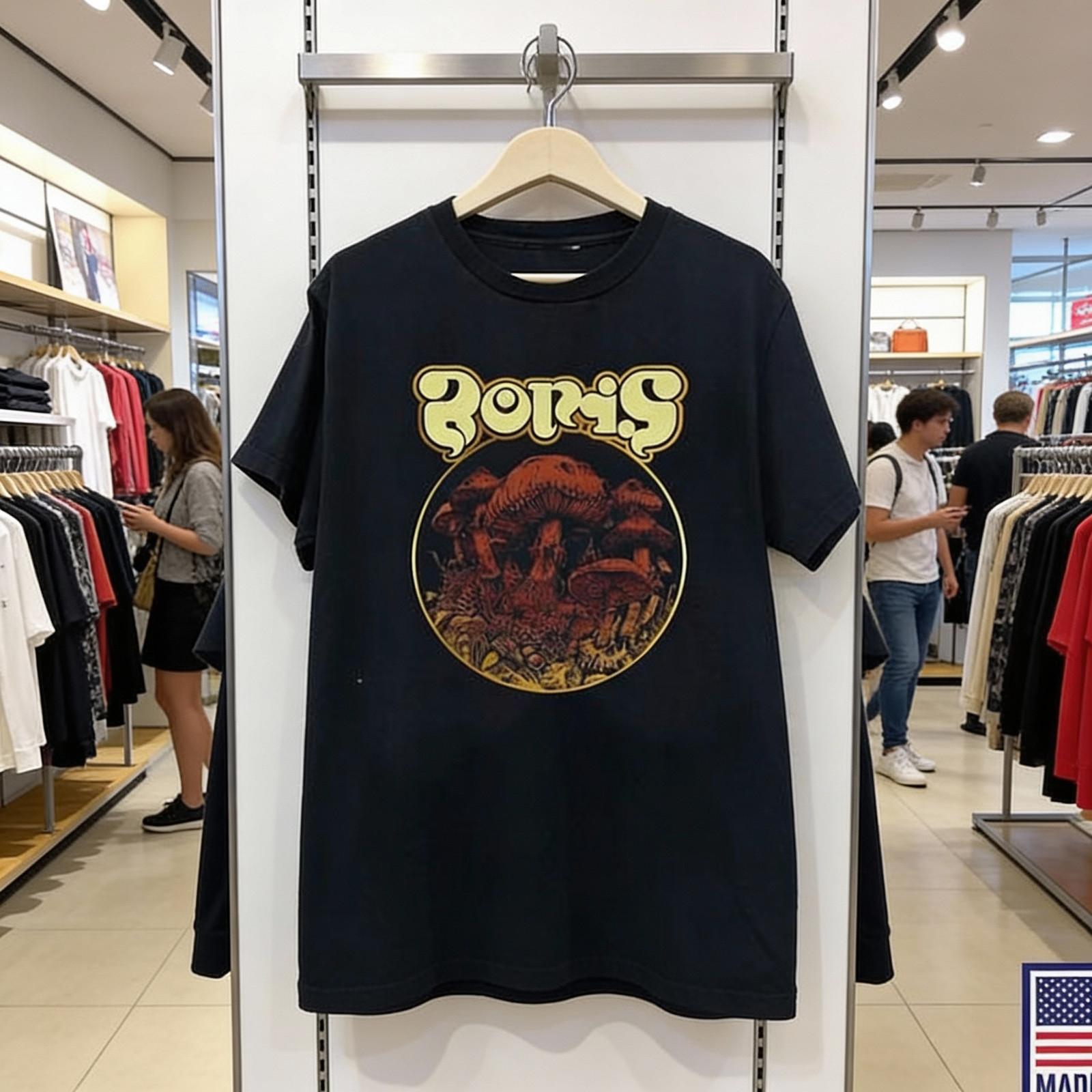 Boris Band Gift For Fan Black Cotton T Shirt FULL Size S-5XL XXL