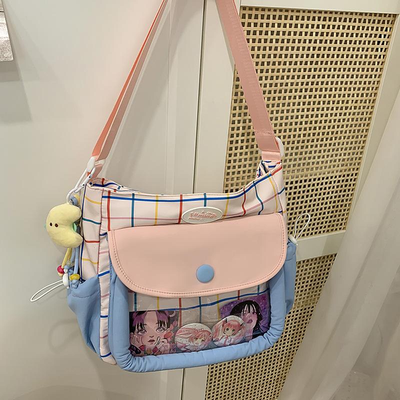 A New Large Capacity Japanese Style Printed Backpack for Girls  Junior High School and Senior High School Students  and A Backpack for Girls