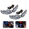 Motorcycle Led Wing Shape Eagle Eyes Light Rear Tail Lamp Decorative Light Creative Flashing Indicator Blinker Signal Light