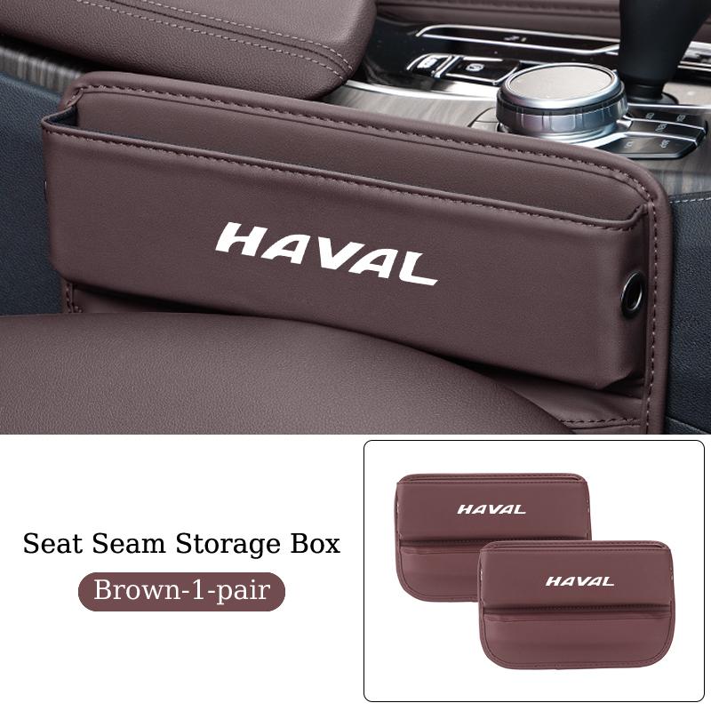 Car Seat Gap Organizer Storage Box Leather Crevice Side Pocket Accessories For Great Wall Haval F7 H6 H2 H3 H5 H7 H8 H9 M4 F7X