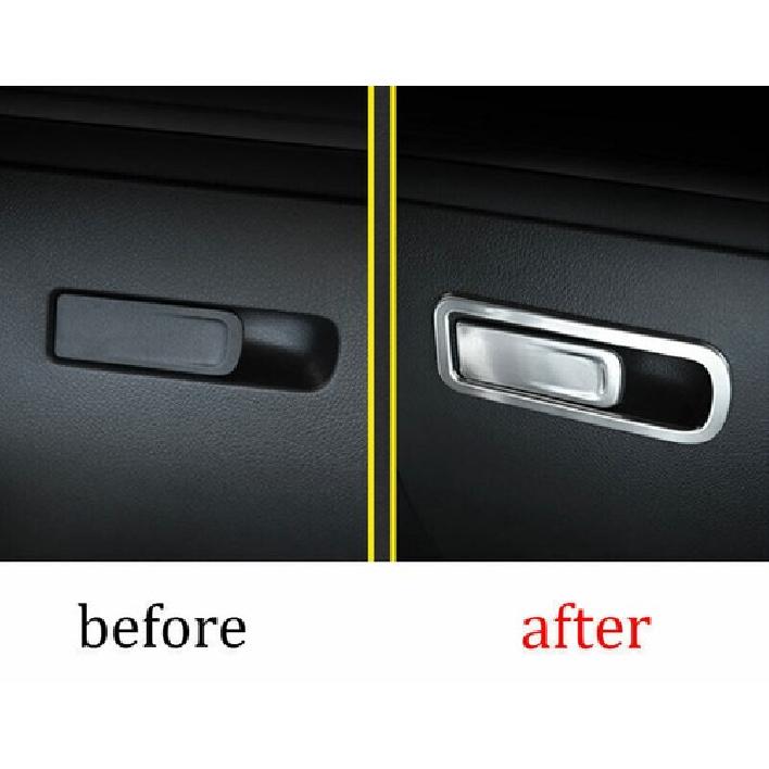 For Benz GLA W156 Silver Titanium Co-Pilot Storage Box Handle -22 Panel Trim