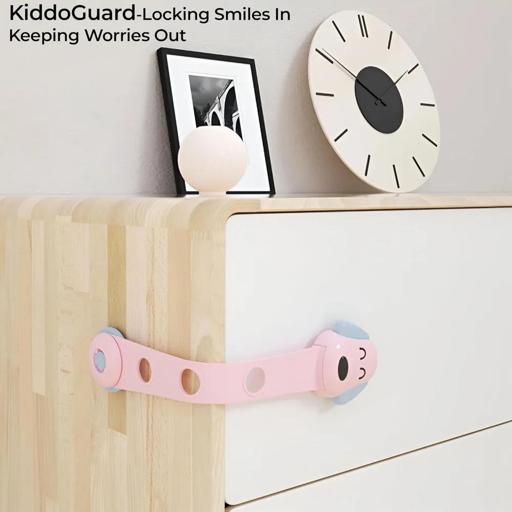 1/3Pcs Child Safety Cabinet Locks Baby Proofing Latches To Drawer Door Fridge Furniture Oven Toilet Kitchen Appliance Trash Can Set