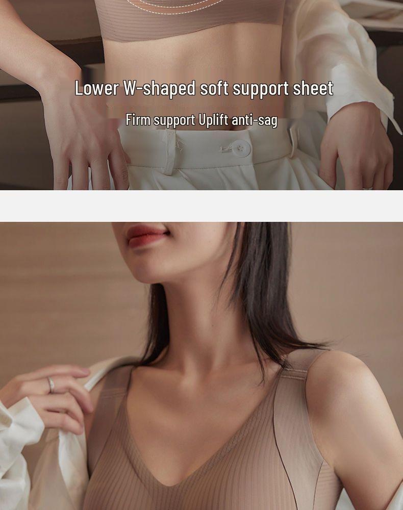 Comfortable Seamless Full-Cup Bra: Anti-Sagging, Side Support, and Breathable for Larger Busts