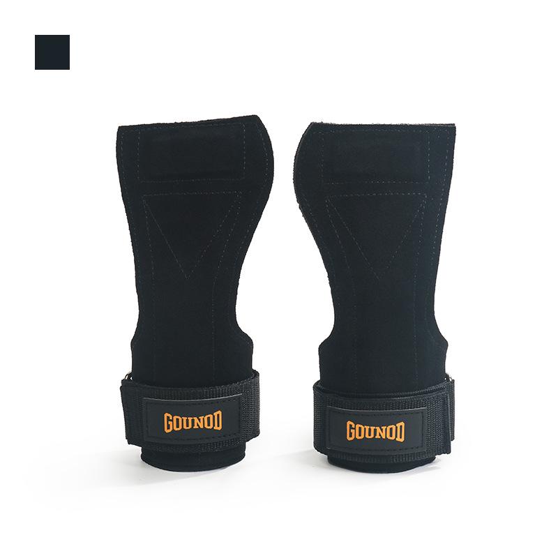 

GOUNOD Поддержка запястья из коровьей кожи и защита ладони с противоскользящим покрытием для тяжелой атлетики и фитнеса