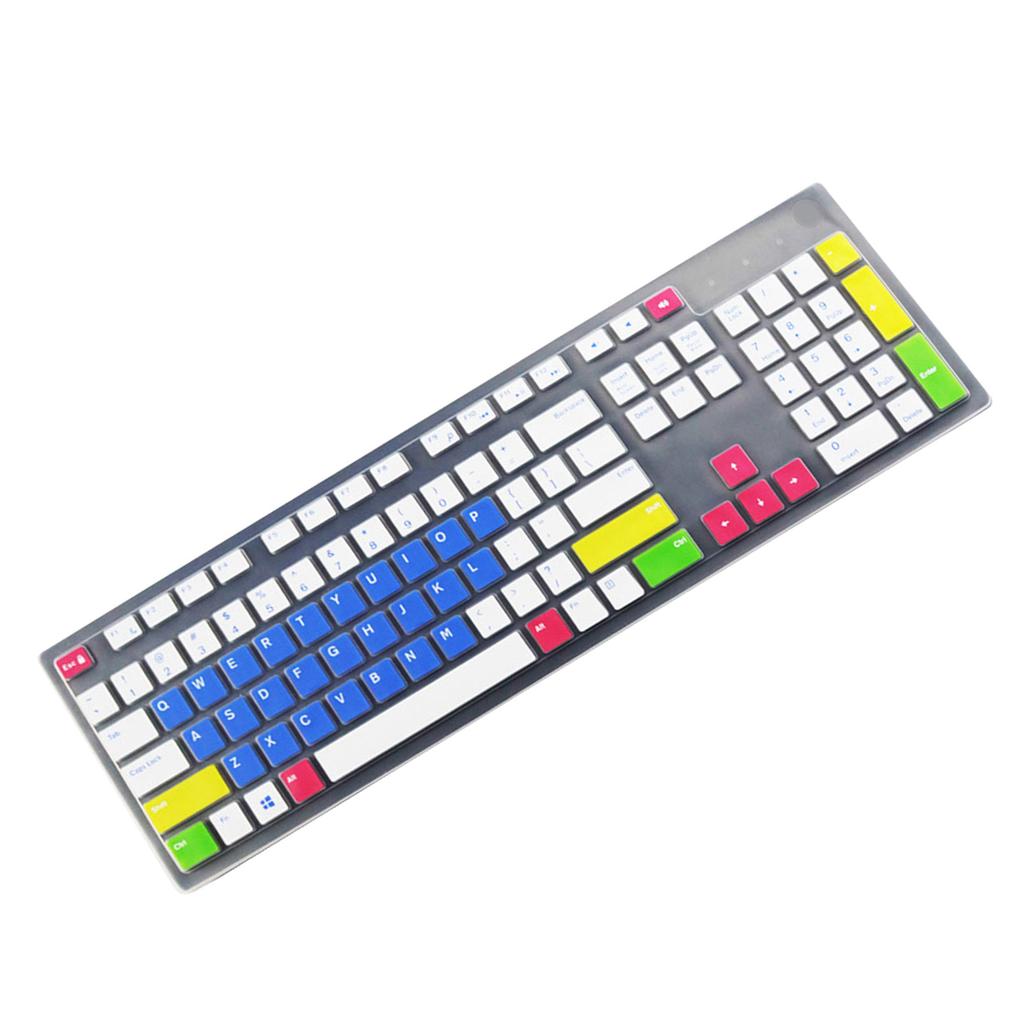Laptop Tastatur Schutzhüllen für Dell KB216 KM636 AIO 3277 Silikon Tastaturfolie Transparent Skin Schutzzubehör