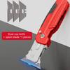 Spatola Multiuso Coltello Multiuso Manuale Blocco di Sicurezza Strumento per la Rimozione della Colla da Cucito Coltello per Incollare Pulizia