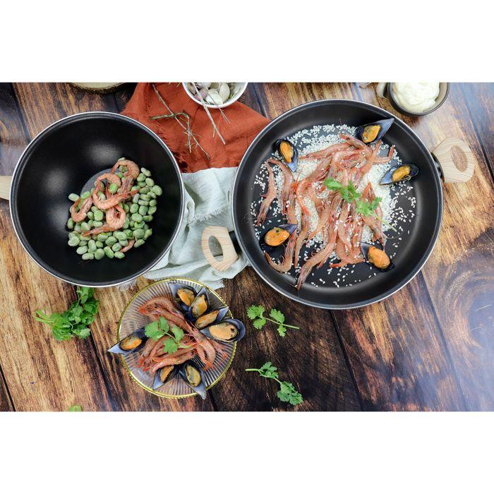 Batterie de Cuisine - MAGEFESA - Orbe - 6 Pièces - Antiadhésif - Compatible Induction - Design Moderne