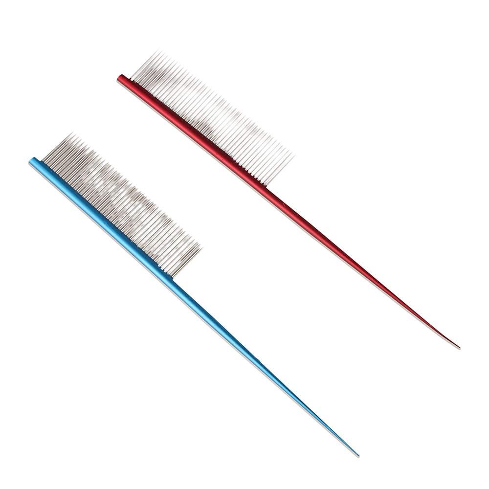 Stainless Steel Pet Flea Comb Dense Tooth Pet Hair Comb  for Removing Lice and Fleas