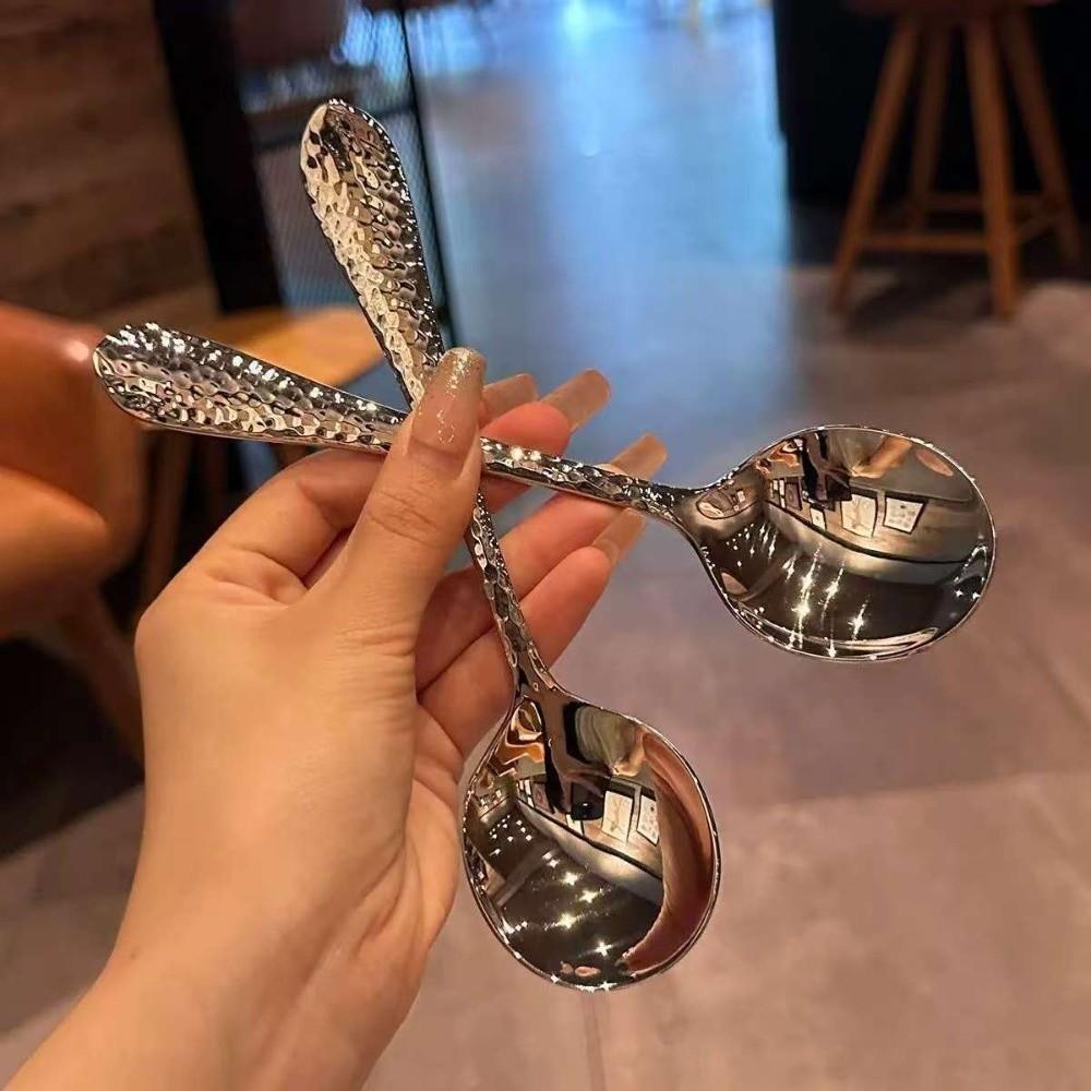 Long Handle Dessert Spoon Stirring Spoon Ice Cream Spoon New Coffee Spoon