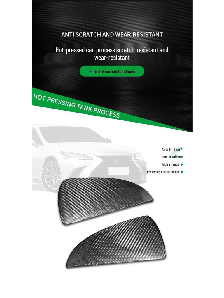 Autocolante Oglindă Retrovizoare din Fibră de Carbon Lexus ES/LS/LC