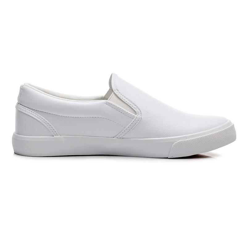 New Waterproof Unisex Microfiber Work Shoes Casual Flat Shoes Wear-resistant Tendon Bottom Slip-on Shoes Men's Women's Sneakers
