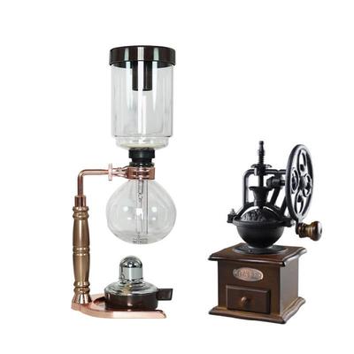 Household Glass Siphon Coffee Maker Set - 3 & 5 Serving Options