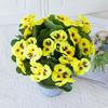Artificial Pansies Indoor Outdoor Decor UV-Resistant Flowers Versatile Use