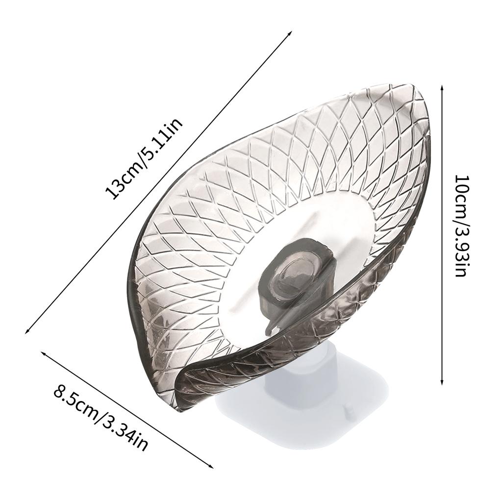 Soap Holder Drain Hole Design Non-slip Base Soap Dish Soap Tray Suitable for Home Travel Gym Bathroom Decoration