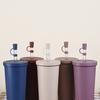 12MM Sugerørshætte Fødevaregodkendt Plast Genanvendelig Støvtæt Ensfarvet Mini Universel Glas Sugerørstip Prop Topper Beskytter Køkkenudstyr