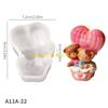 F26C High Temperatures Silicone Mould Balloon Bear For Scented Making