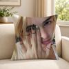 Person AAddison RRae funny Cushion Cover Soft Short Plush SkinFriendly Cushion Case for MultiScene Use