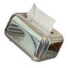 Tissue Box Cover Large Capacity Rectangle Vintage Tissue Box Holder Napkin Dispenser for Home
