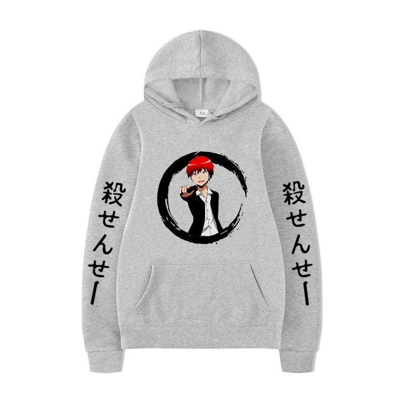 Japanese Anime Hoodies Print Fashion Sweatshirt Hip Hop Casual Unisex Autumn Winter Fleece Streetwear Tops