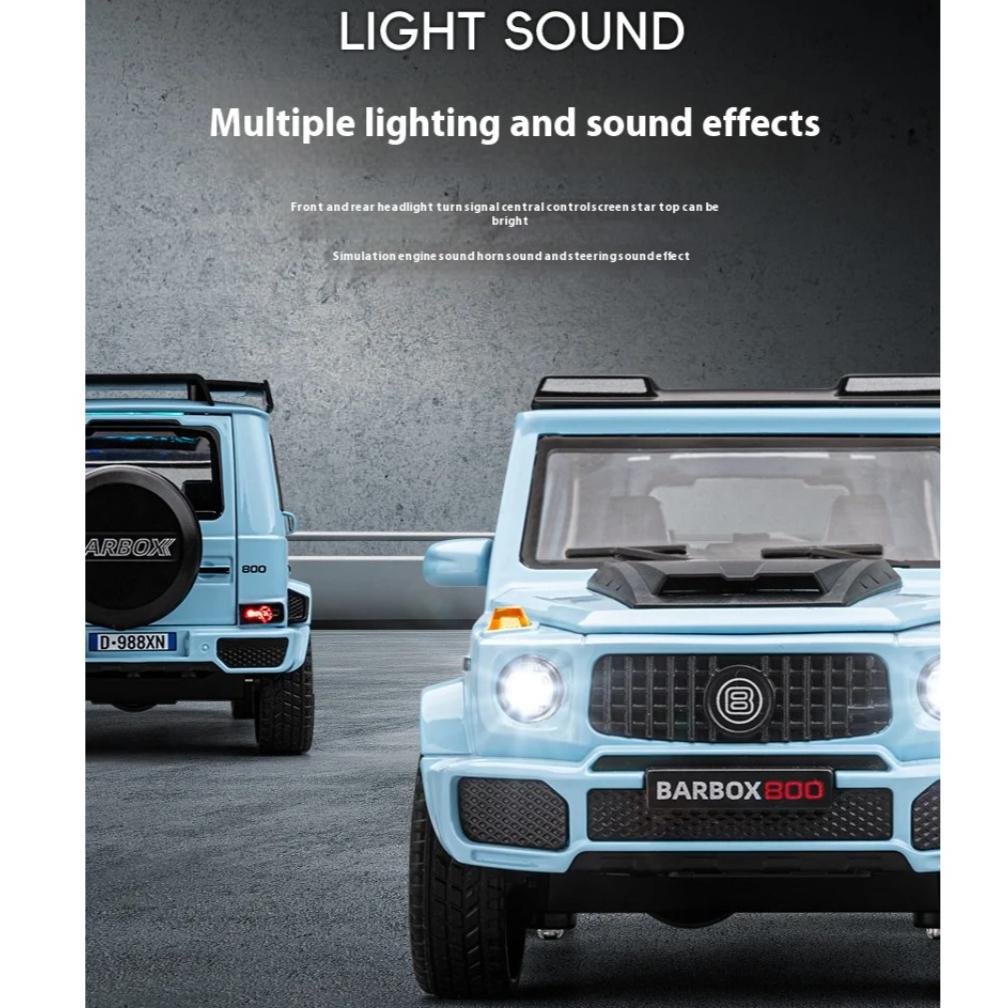 1/22 Scale Metal Diecast Brabus G800 Toy Cars Models Rubber Tires SUV Vehicles Toys 6 Doors Opened Off-road Collection Model Boys Gifts