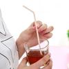 500Pcs Disposable Straws Individually Wrapped Single Stick Plastic Bubble Milk Tea Juice Coarse Bend Party Rainbow Straw