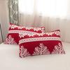 Comforter Christmas Queen Size Bedding Set Snowflake Red Bedding Set Luxury Holiday Merry Christmas For Bedroom Decoration