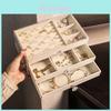 Jewelry Organizer Box With Dividers For Makeup And Accessories Storage For Home Office Use