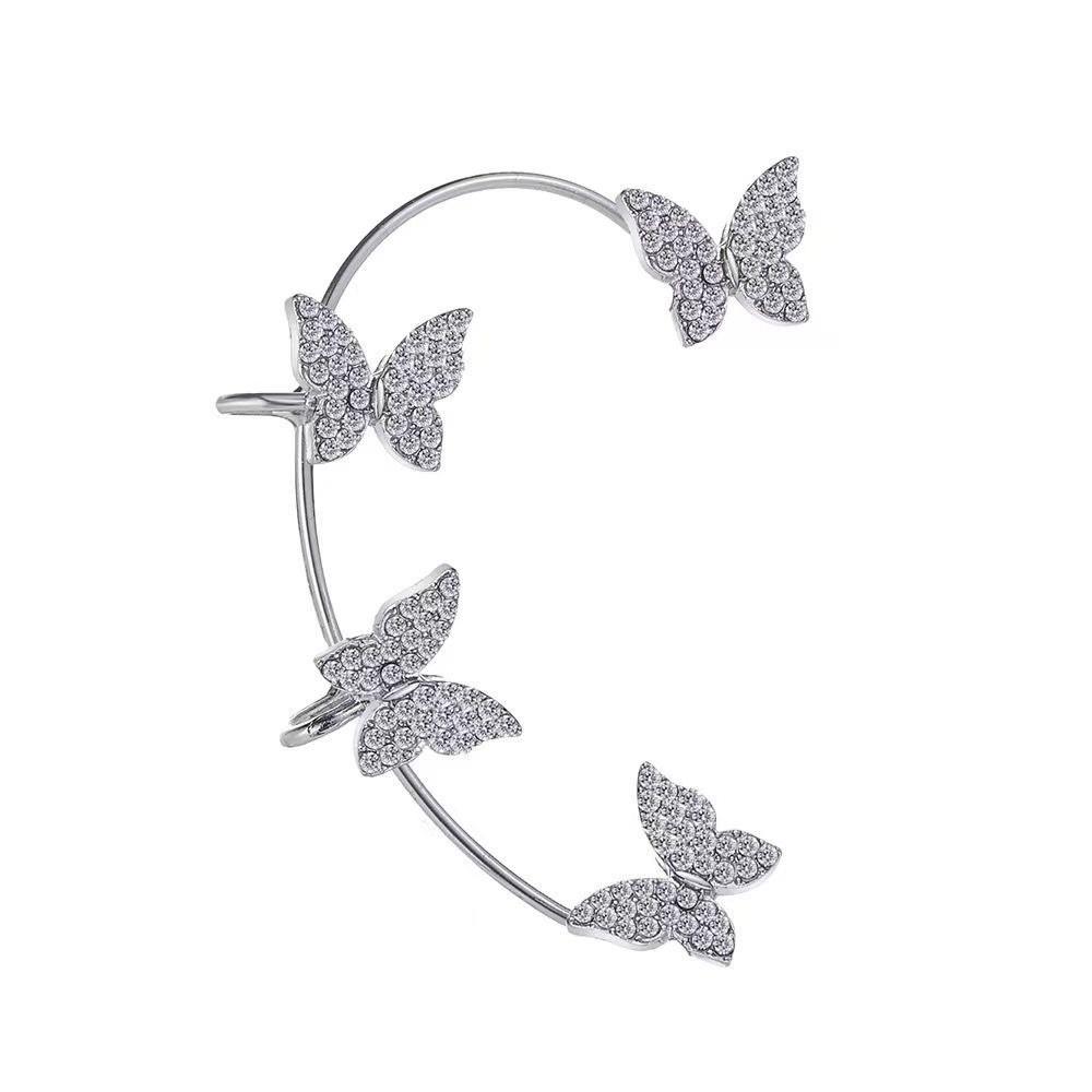 Elegant Fairy Butterfly Ear Cuff: No-Piercing, High-End Fashion Jewelry for Women