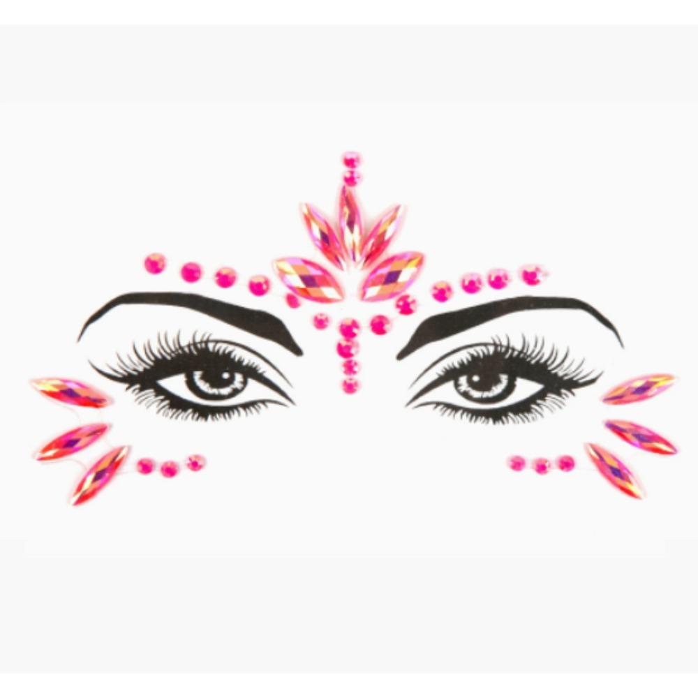 3D New Rhinestone Festival Makeup Bright Face Stickers Glitter Stones Jewelry Stickers On Crystals Face Gems Decoration Diamonds