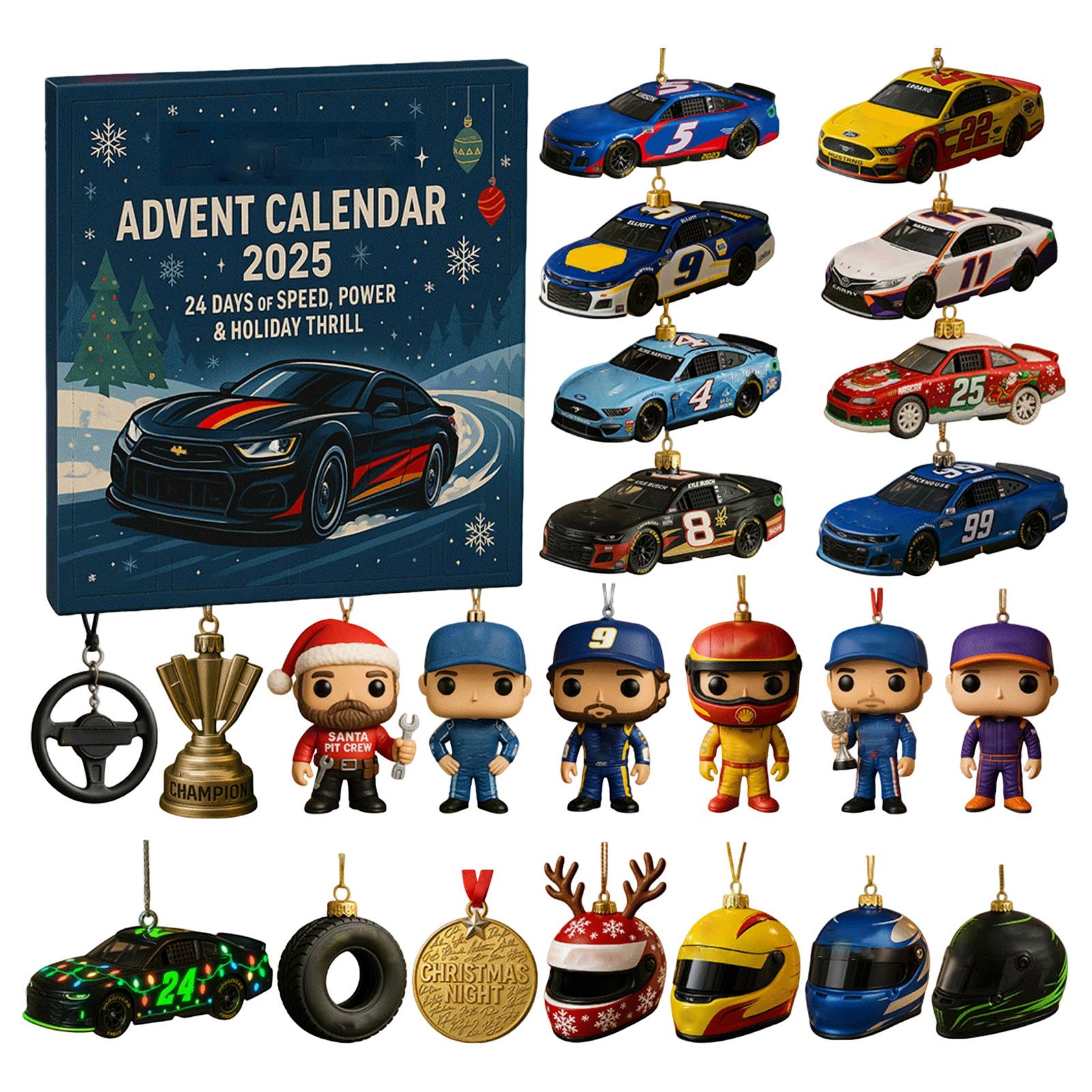 

Календарь прибытия включает в себя 24 календаря прибытия, календарь обратного отсчета и сюрпризы для коллекционирования. One Size