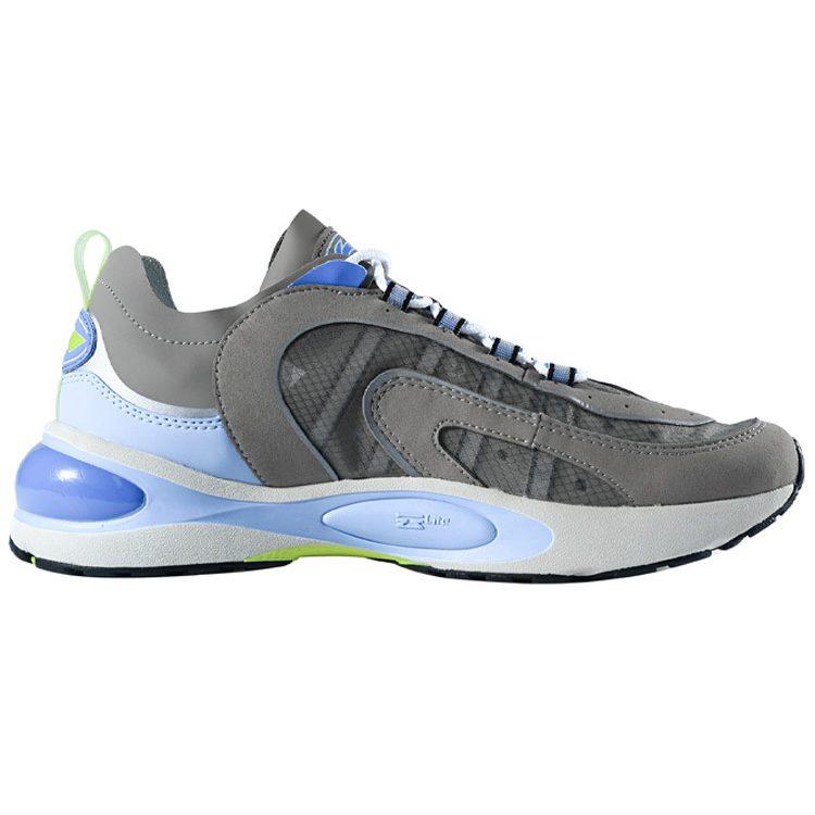 Li Ning V8 Low top Running Shoes Men's Gray Blue ARHP093-8