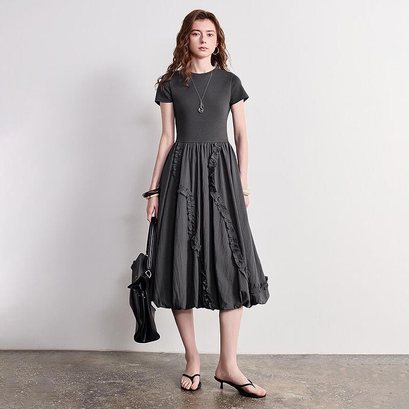 Chuyu Women's Summer Retro A-Line Petal Dress