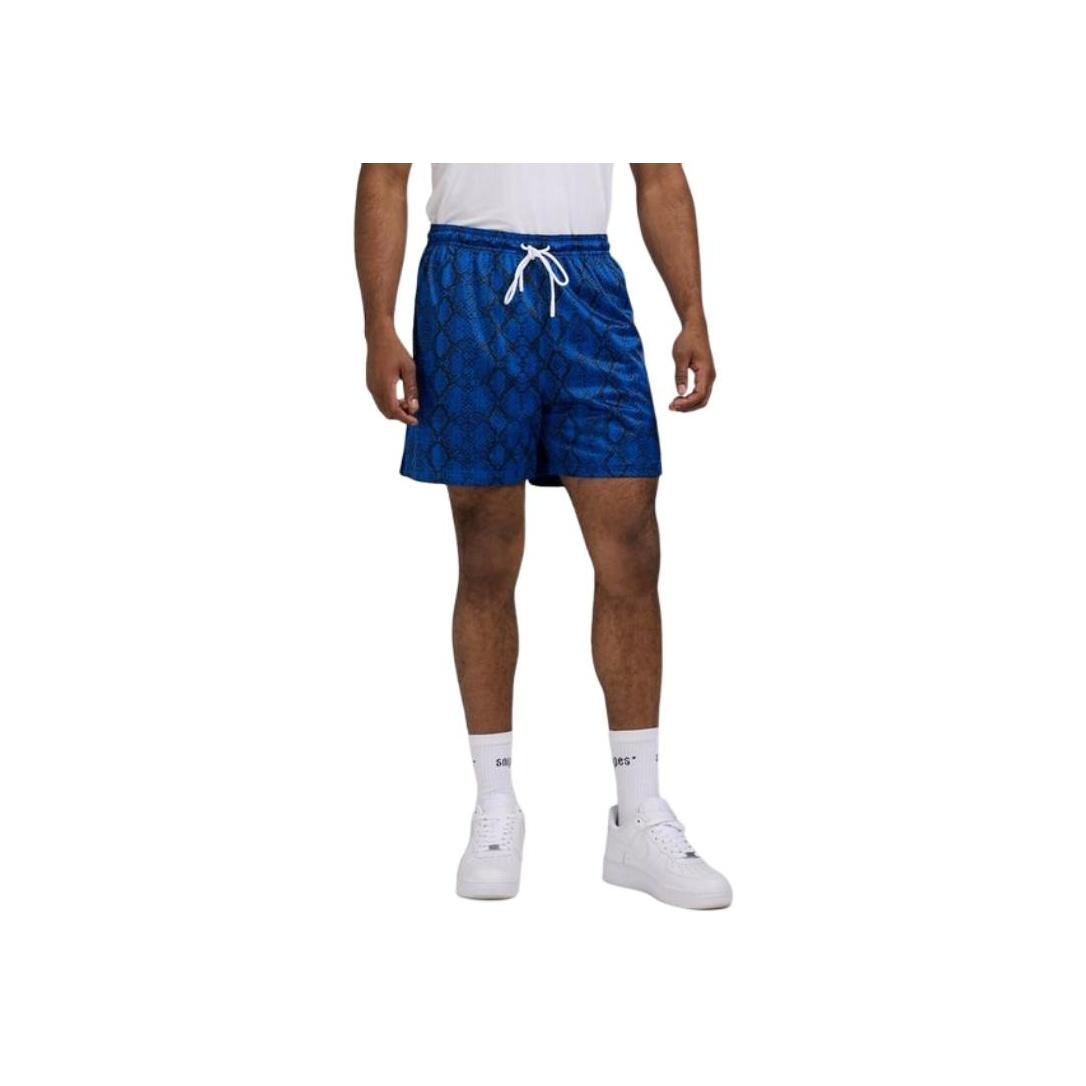 Nike All Over Print Lace Up Casual Shorts Men shorts Blue IB8242-480 XXL